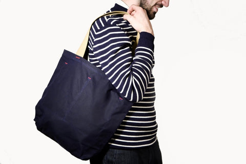 Archival Clothing Navy Tote